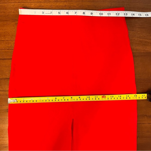 Wilfred Free Red Pencil Front Slit Skirt Super Comfortable Stretchy NWOT Size S - Picture 10 of 16